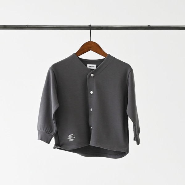 【25FW】ノーカラーJK / チャコールグレー