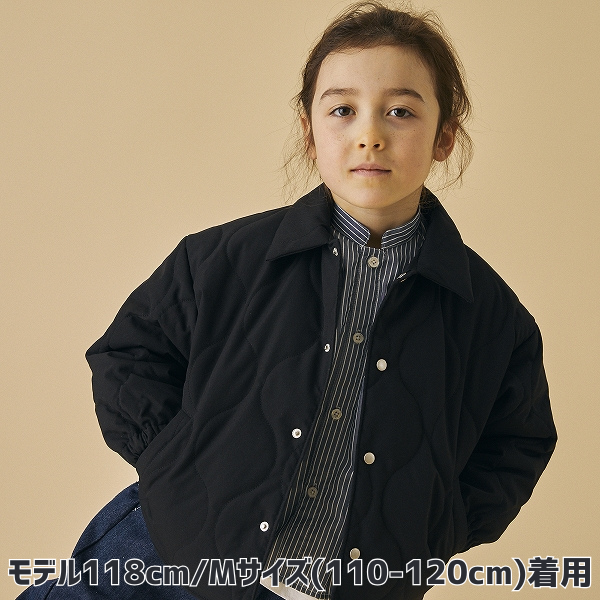 【25FW】キルティングジャケット / ブラック