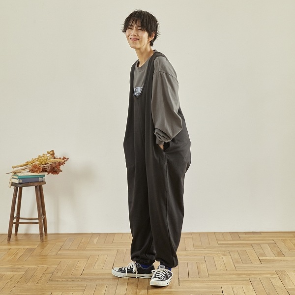 【25FW】イージーサロペット / ブラック