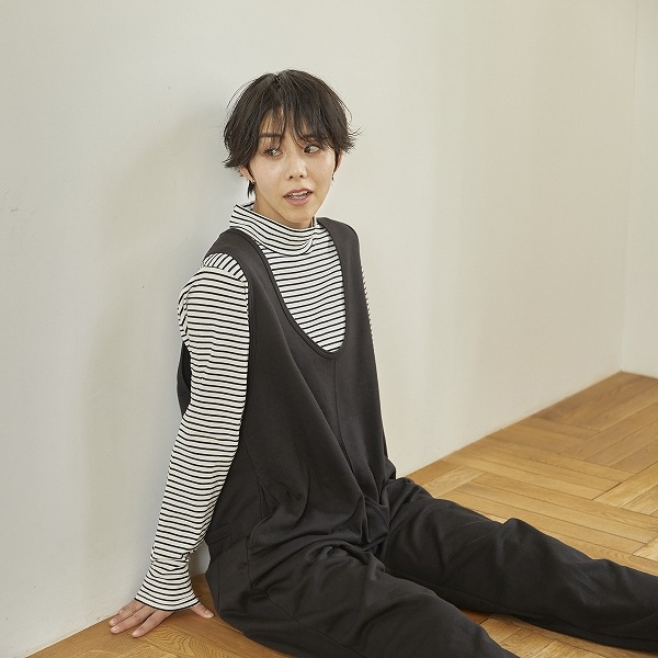 【25FW】イージーサロペット / ブラック