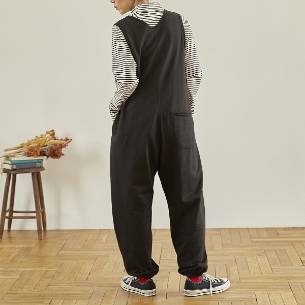 【25FW】イージーサロペット / ブラック