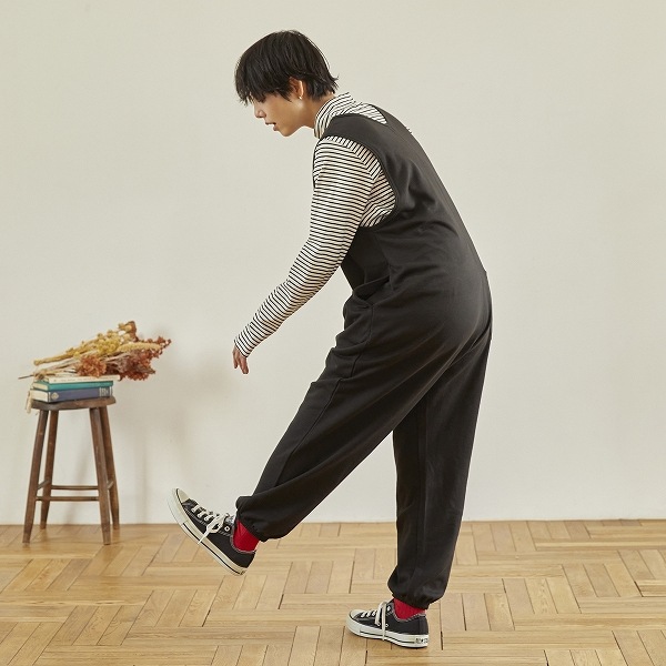 【25FW】イージーサロペット / ブラック