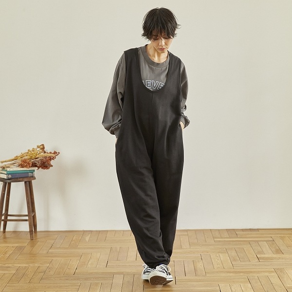 【25FW】イージーサロペット / ブラック