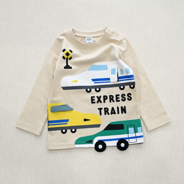 【25FW】新幹線 ロングＴシャツ / アイボリー