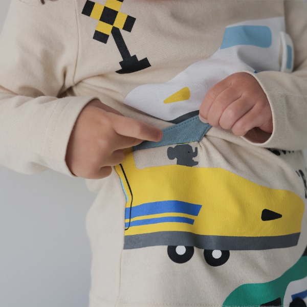 【25FW】新幹線 ロングＴシャツ / アイボリー