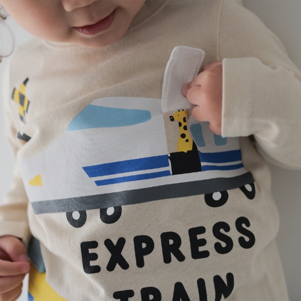 【25FW】新幹線 ロングＴシャツ / アイボリー