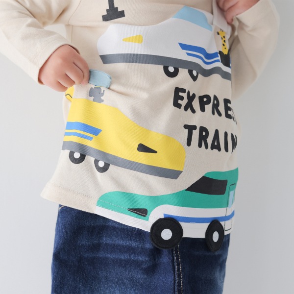 【25FW】新幹線 ロングＴシャツ / アイボリー