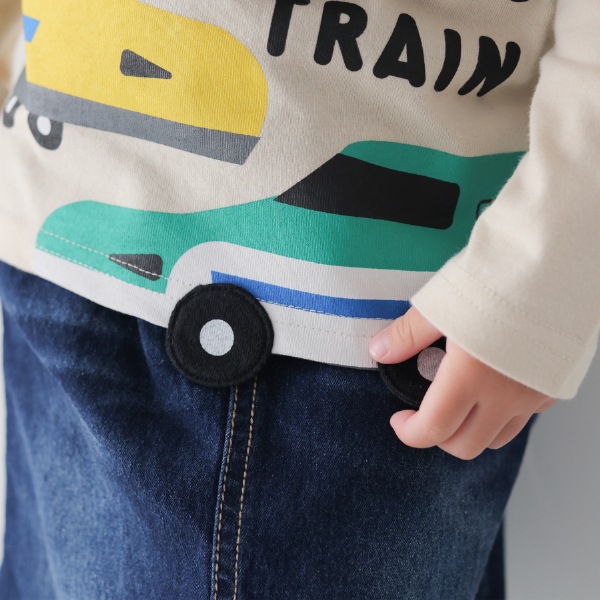 【25FW】新幹線 ロングＴシャツ / アイボリー