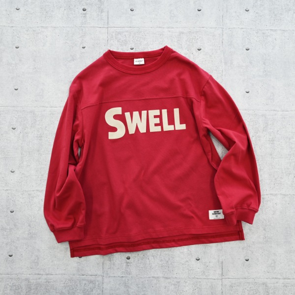 【25FW】SWELL ロングＴシャツ / レッド