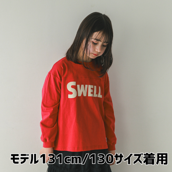 【25FW】SWELL ロングＴシャツ / レッド