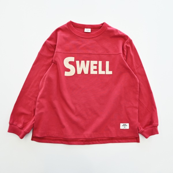 【25FW】SWELL ロングＴシャツ / レッド