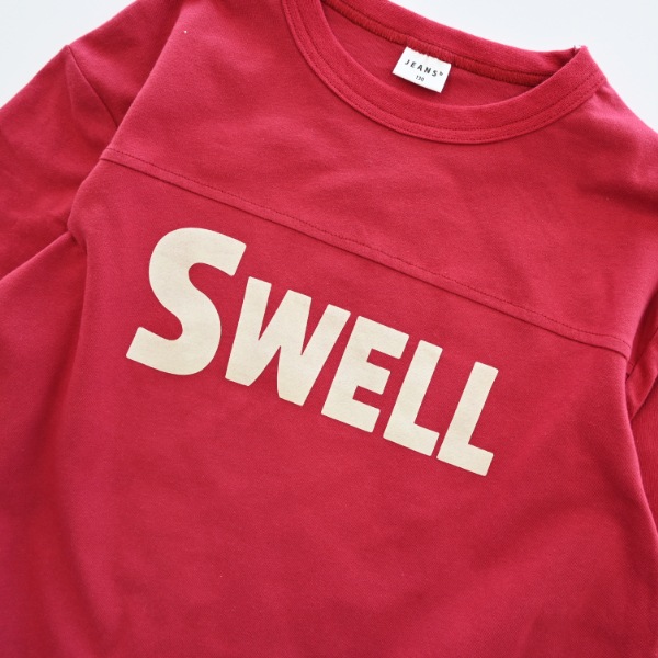【25FW】SWELL ロングＴシャツ / レッド