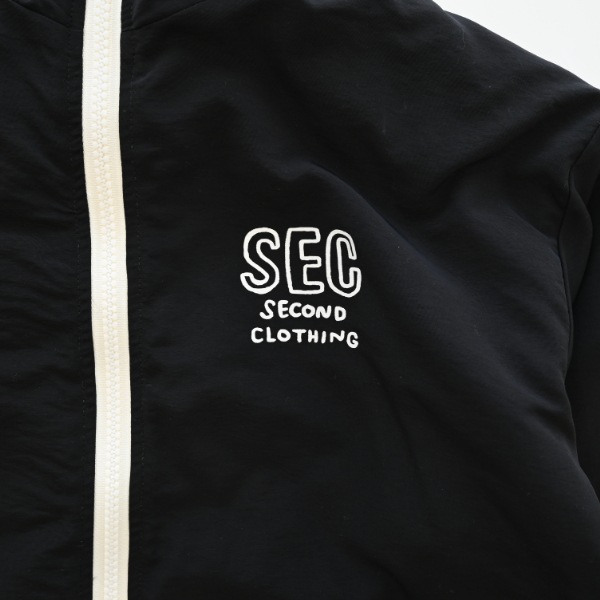 【25FW】SEC カラーナイロンジャケット / ブラック
