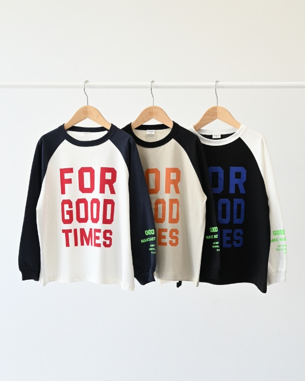 【26PS】FOR GOODロングTシャツ / アイボリー