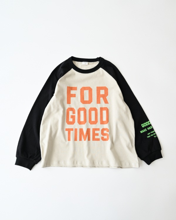 【26PS】FOR GOODロングTシャツ / アイボリー