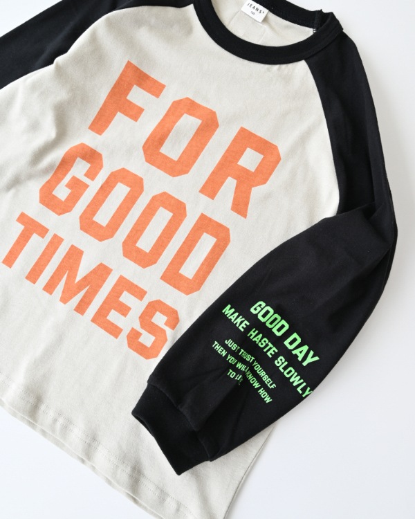 【26PS】FOR GOODロングTシャツ / アイボリー