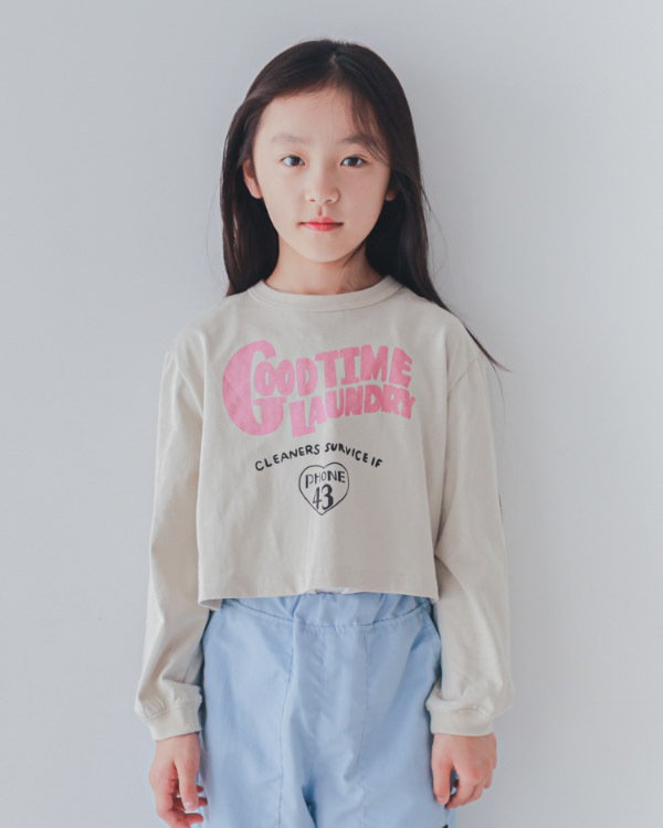 【26PS】GOODショートロングＴシャツ / アイボリー