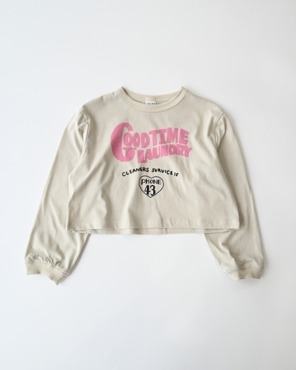 【26PS】GOODショートロングＴシャツ / アイボリー