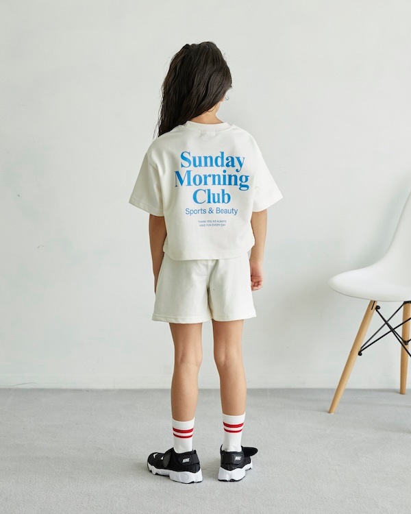 【アンディニー】Sunday ショートプルオーバー / ホワイト