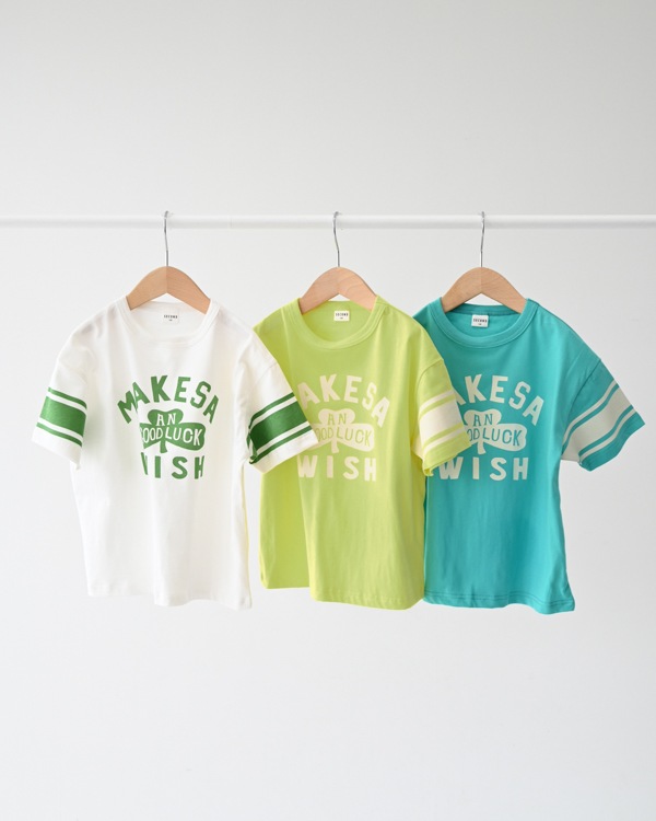 【セカンド】WISH Tシャツ / ブルー