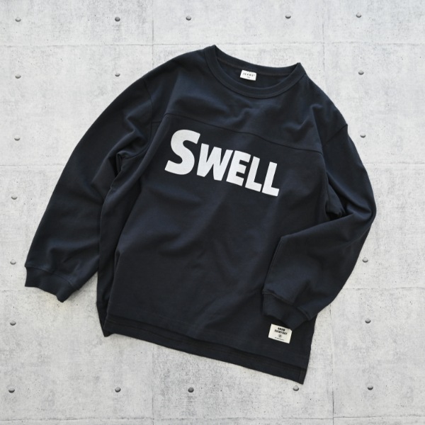【25FW】SWELL ロングＴシャツ / チャコールグレー