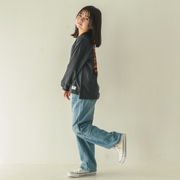 【25FW】SWELL ロングＴシャツ / チャコールグレー