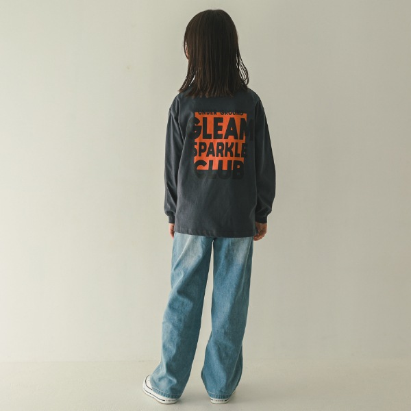 【25FW】SWELL ロングＴシャツ / チャコールグレー