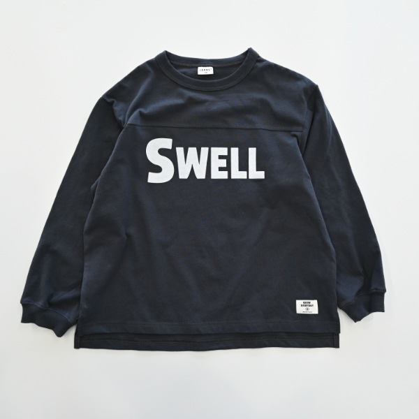 【25FW】SWELL ロングＴシャツ / チャコールグレー