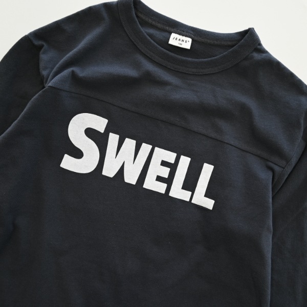 【25FW】SWELL ロングＴシャツ / チャコールグレー
