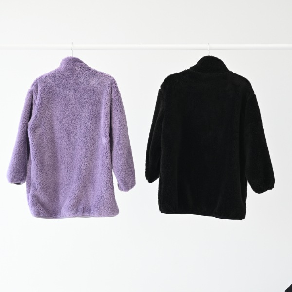 【25FW】ファー プルオーバー / パープル