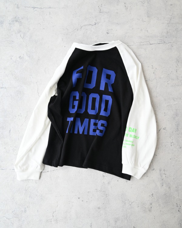 【26PS】FOR GOODロングＴシャツ / ブラック