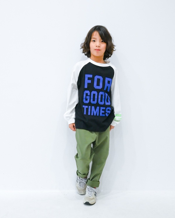 【ジーンズベー】FOR GOODロングＴシャツ / ブラック