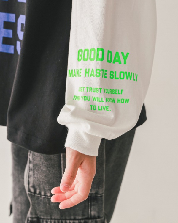 【26PS】FOR GOODロングＴシャツ / ブラック