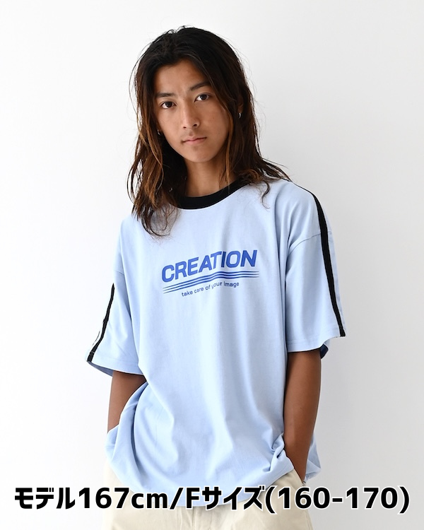 【ジェネレーター】CREATION Tシャツ / サックス