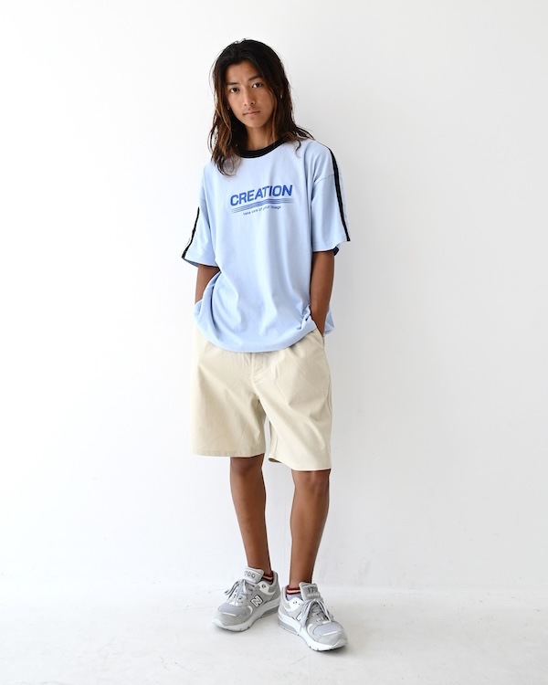 【ジェネレーター】CREATION Tシャツ / サックス