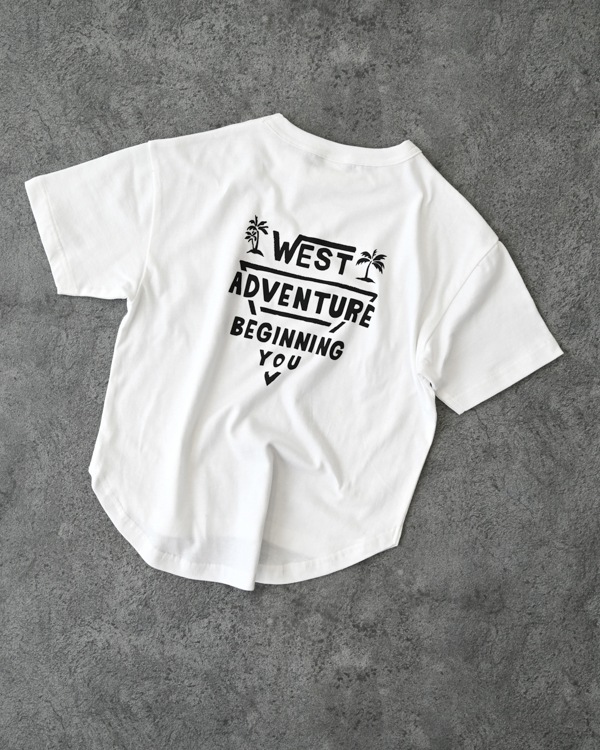 【セカンド】WEST ADVENTURE Tシャツ / オフホワイト
