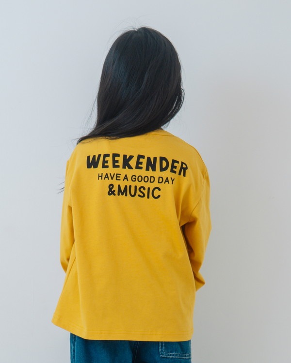 【セカンド】MUSIC ロングTシャツ / マスタード  