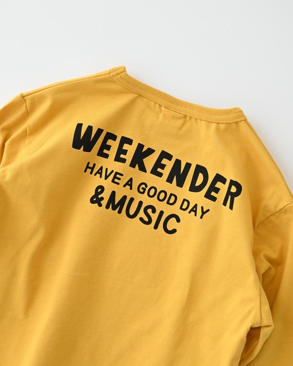 【セカンド】MUSIC ロングTシャツ / マスタード  