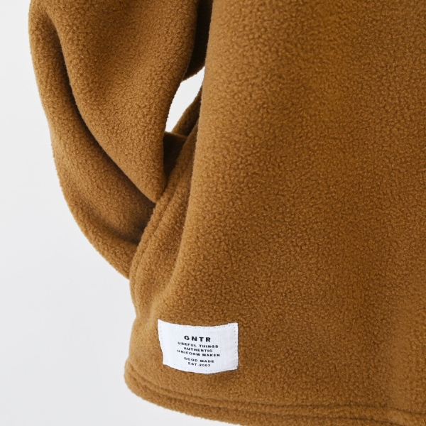 【25FW】フリーススタンドカラーJK / キャメル