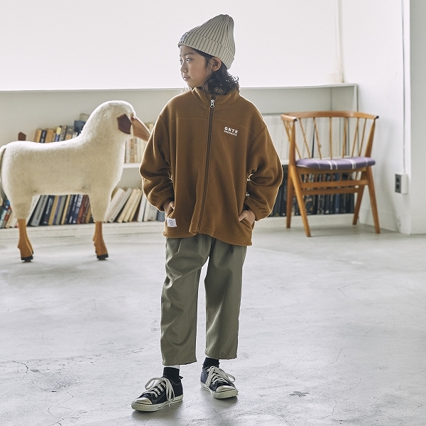 【25FW】フリーススタンドカラーJK / キャメル
