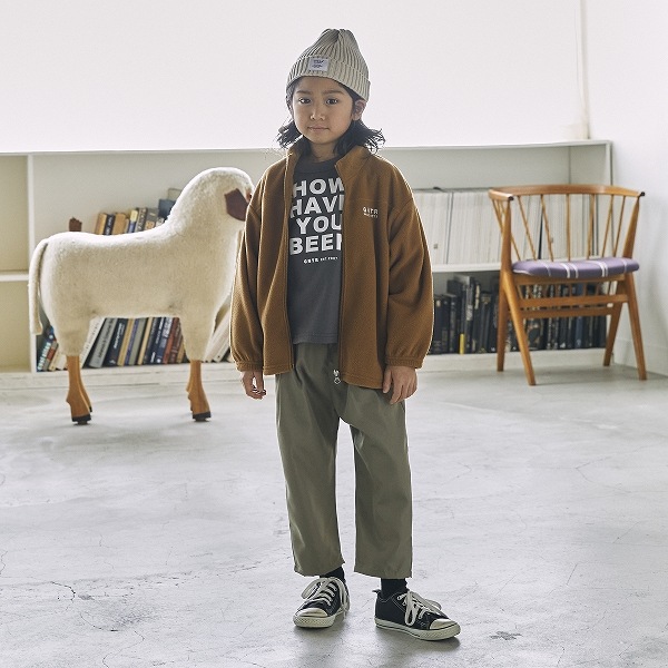 【25FW】フリーススタンドカラーJK / キャメル