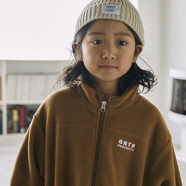 【25FW】フリーススタンドカラーJK / キャメル