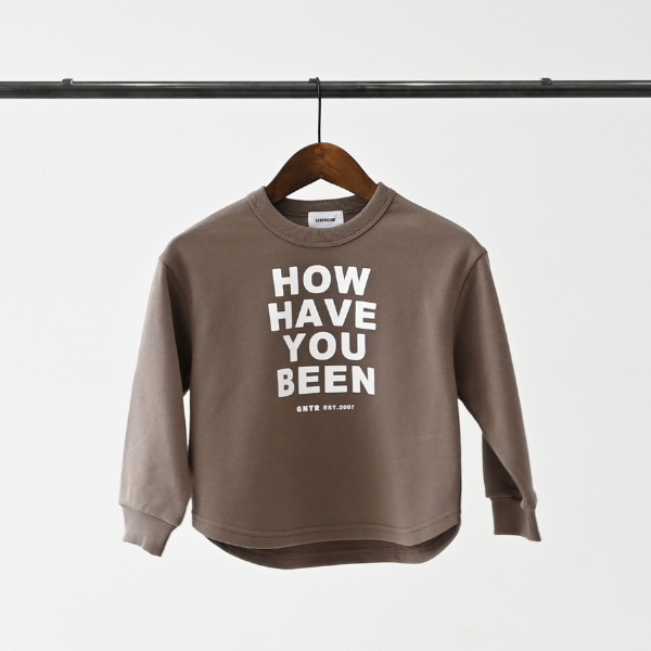 【25FW】HOWHAVE トレーナー / アッシュグレー
