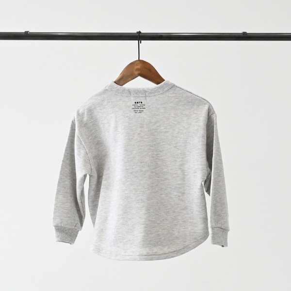 【25FW】HOWHAVE トレーナー / アッシュグレー