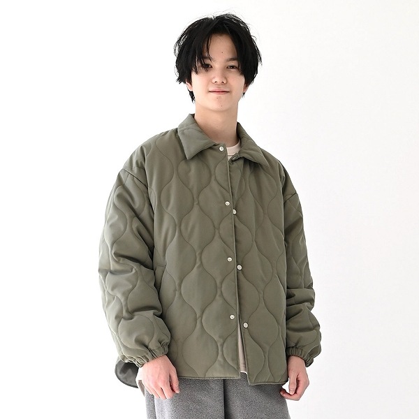 【25FW】キルティングジャケット / カーキ