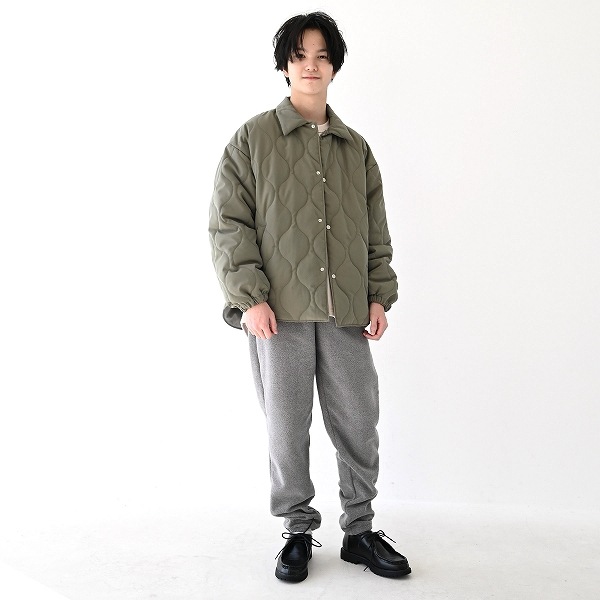 【25FW】キルティングジャケット / カーキ