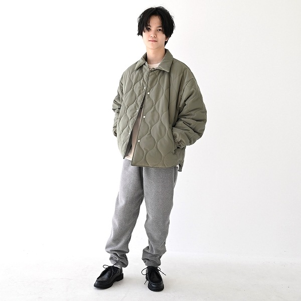 【25FW】キルティングジャケット / カーキ