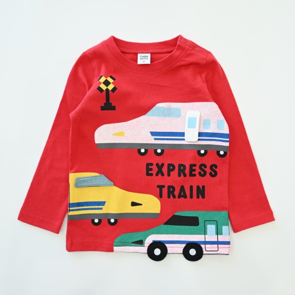 【25FW】新幹線 ロングＴシャツ / レッド