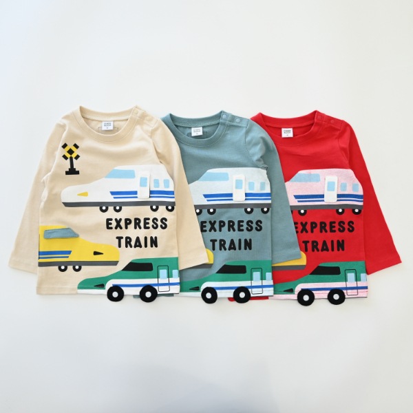 【25FW】新幹線 ロングＴシャツ / レッド