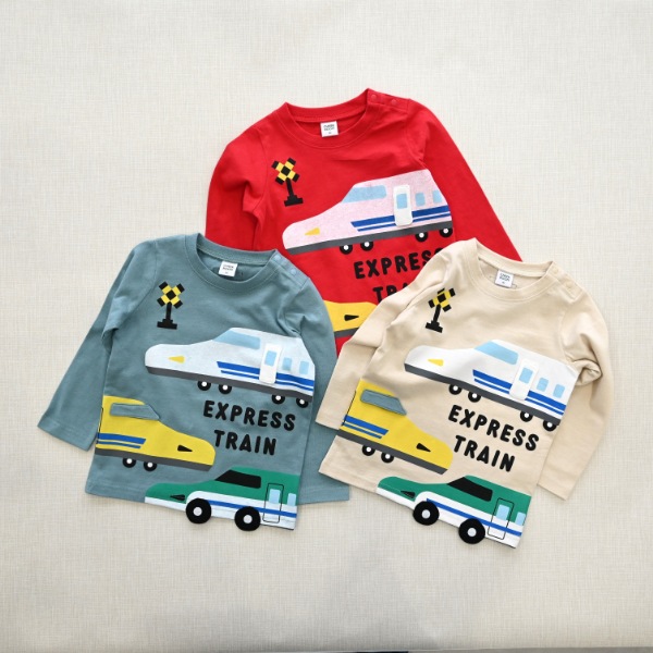 【25FW】新幹線 ロングＴシャツ / レッド